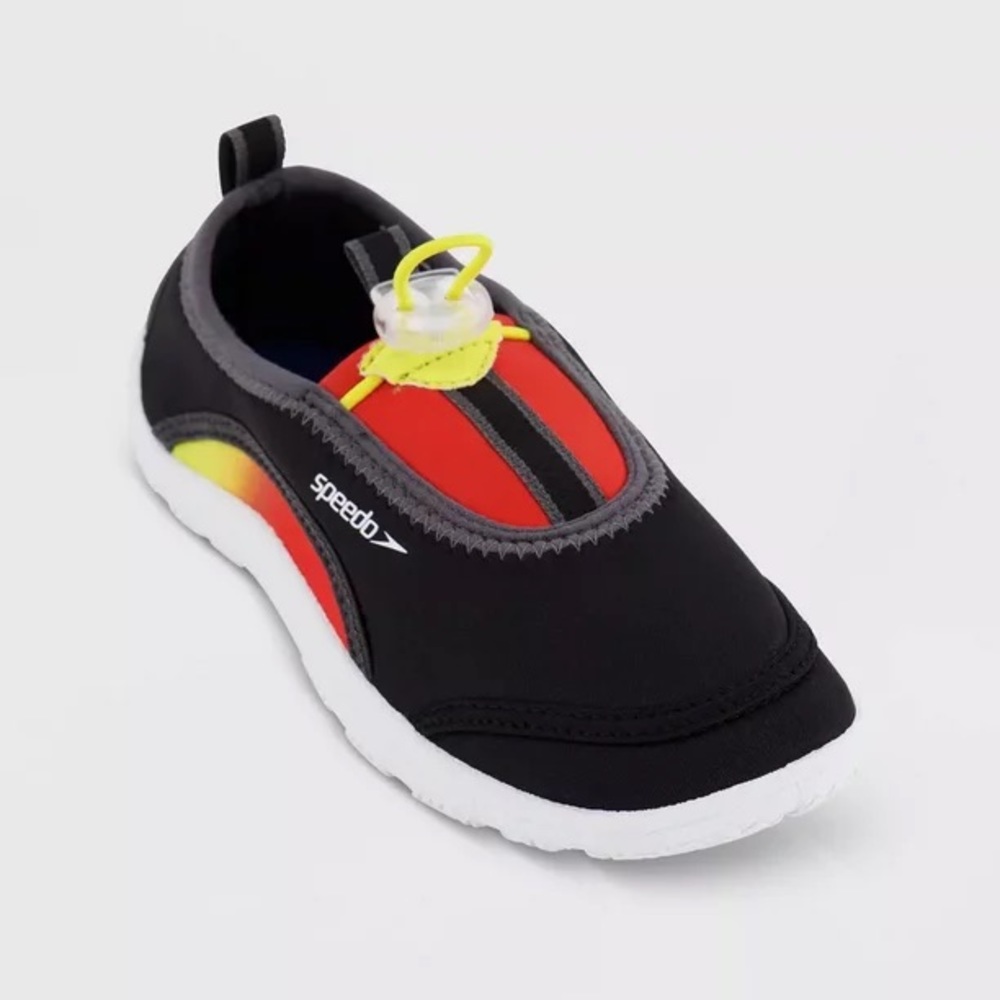 Speedo Boy's Junior Surfwalker Water Shoes - Black-Steel Gray